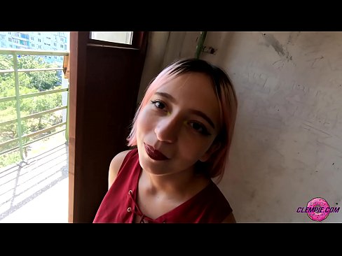 ❤️ Student Sucks a Stranger Sensually in the Backstreet - Face Cumming Γαμήσι ❤